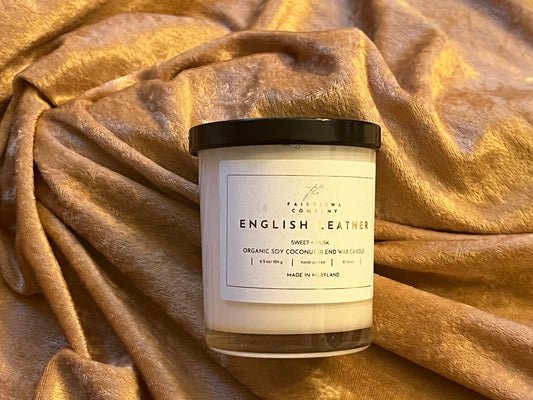 English Leather Candle